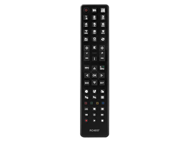 REMOTE CONTROL FOR LCD TV VESTEL, SHARP, JVC, AKAI, TELEFUNKEN, OK, DIGIHOME RC4937 3D.