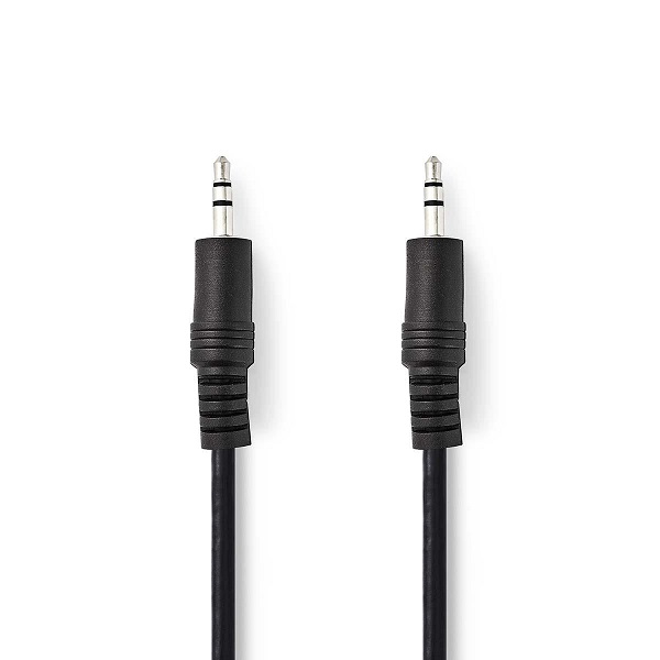 Stereo audio 3,5mm - 3,5mm cable 2m NEDIS CAGB22000BK20