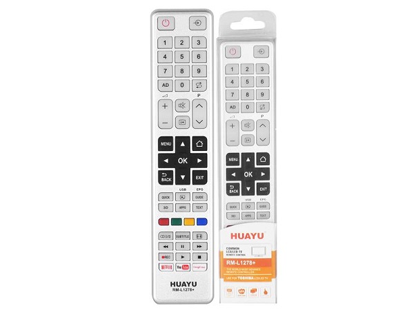 LXH1278 TV remote control TOSHIBA 3D RM-L1278+.