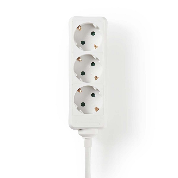 EXSO315F1WT Extension Socket  Type F (CEE 7/7) | 3-Way | 1.50 m | 3680 W | 16 A 