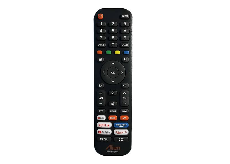 LXP2G30H TV remote control for LCD televizoram Hisense EN2G30H, NETFLIX YOUTUBE, PRIME VIDEO, RAKUTEN