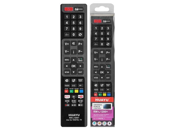 LXH120 Пульт дистанционного управления для телевизора Vestel RM-L1200+ Netflix, Youtube