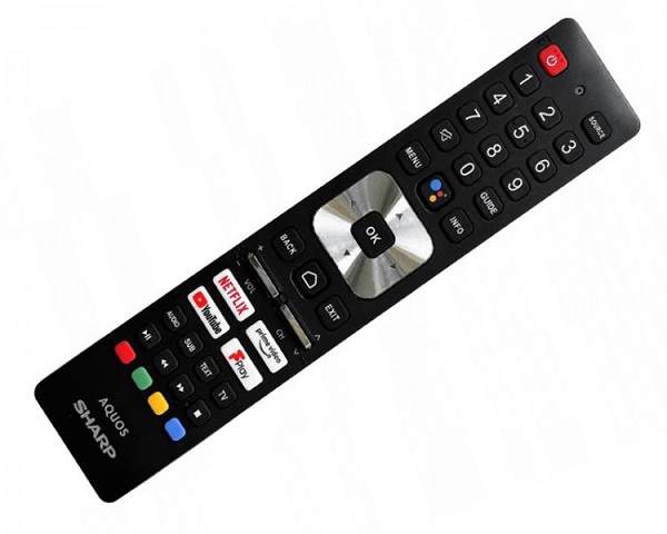 LXP139N Original TV remote control SHARP SHW/RMC/0139N NETFLIX,YOUTUBE,PRIME VIDEO,GOOGLE PLAY