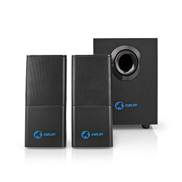 GSPR10021BK Gaming Speaker Speaker channels: 2.1 | USB Powered | 3.5 mm Male | 30 W | Without Light