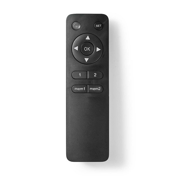 TVMTRC5800BK Replacement remote control (RF 2.4 GHz) for Nedis® TV mount.