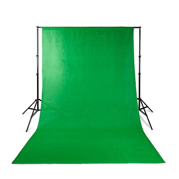 BDKT10GN Photo Studio Background Kit 1.90 x 2.95 m | Travel bag included | Stands included