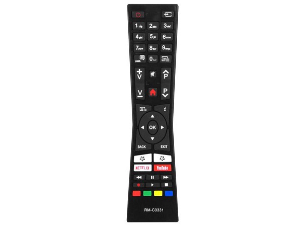 LXP3331 TV pults TV LCD/LED JVC,VESTEL,HYUNDAI RM-C3331 NETFLIX,YOUTUBE