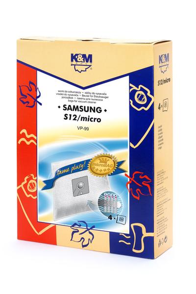 Vacuum cleaner bag SAMSUNG VP 54; VP99 KM-S12 (4 pcs)