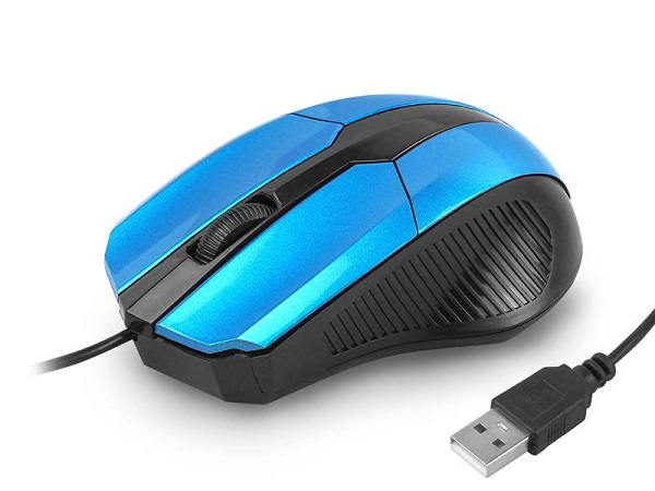 LXM204N LTC computer mouse, wired, blue.