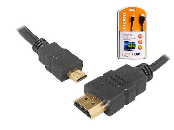 Кабель LXHD22 HDMI-Micro HDMI v1.4 1,50 м