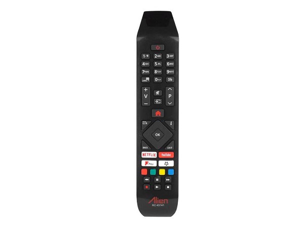 LXP43141 TV remote control Hitachi RC43141 LCD TV, NETFLIX YOUTOBE