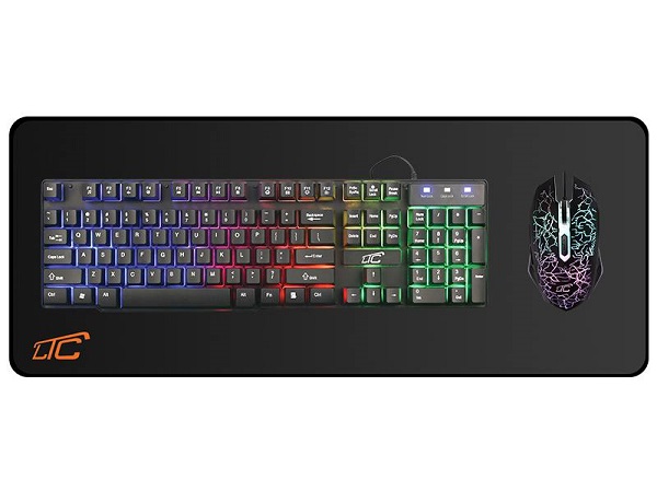 LXKM203 PS LTC 3in1 gaming computer set - mouse, keyboard, pad