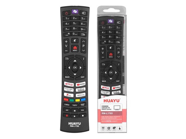 LXP1785 Пульт для телевизора LCD TV VESTEL RM-L1785 SMART, NETFLIX, YOUTUBE, PRIME VIDEO