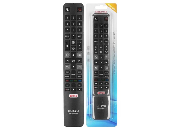 LXH1508 TV remote control TV LCD Thomson, TCL RM-L1508+(RC802N,RC3000), Smart, Netflix.