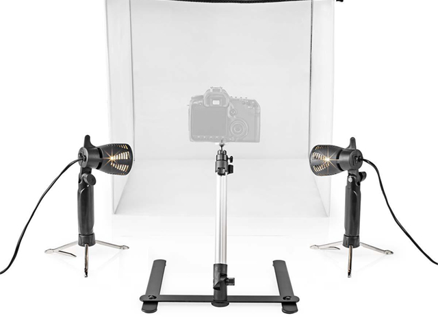 SKT012WT-LED Photo Studio Kit | 60 x 60 cm | 6500 K | Foldable