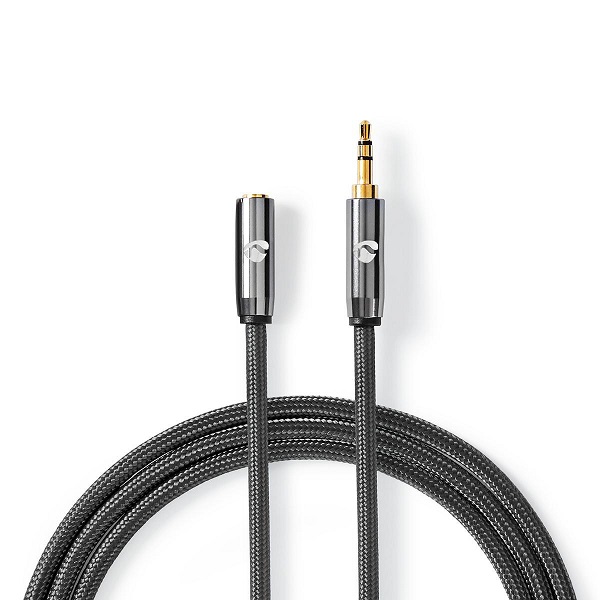 Stereo audio cable-3.5 mm Male | 3.5 mm Female | Gilded | 2.00 m |-CATB22050GY20