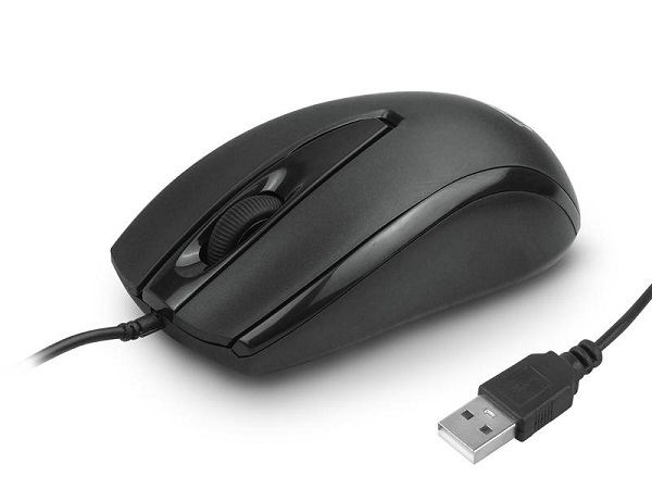 LXM205 LTC computer mouse, wired, black.