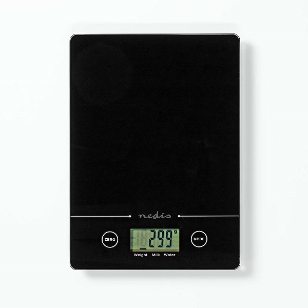 KASC620BK Kitchen scales - Digital | Glass / Plastic | CR 2032 battery | Black