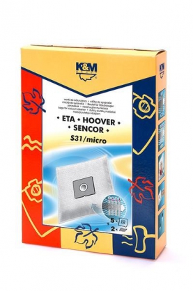 Dust bags SENCOR, ETA, HOOVER KM-S31 (4 pcs)