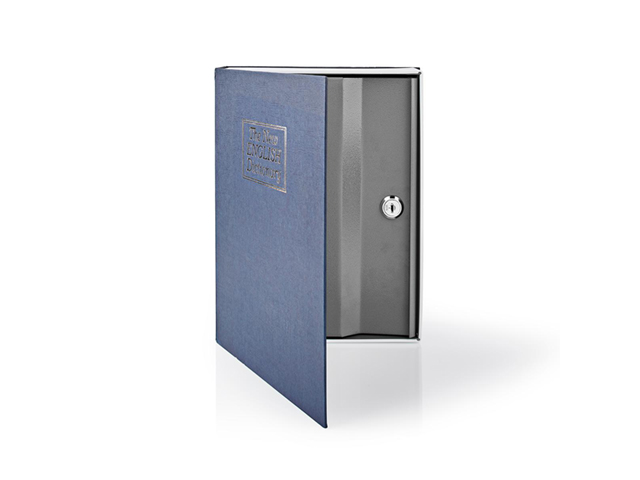 BOOKSEDL01BU Book-safe (25.5 x 19 x 5.8 cm)